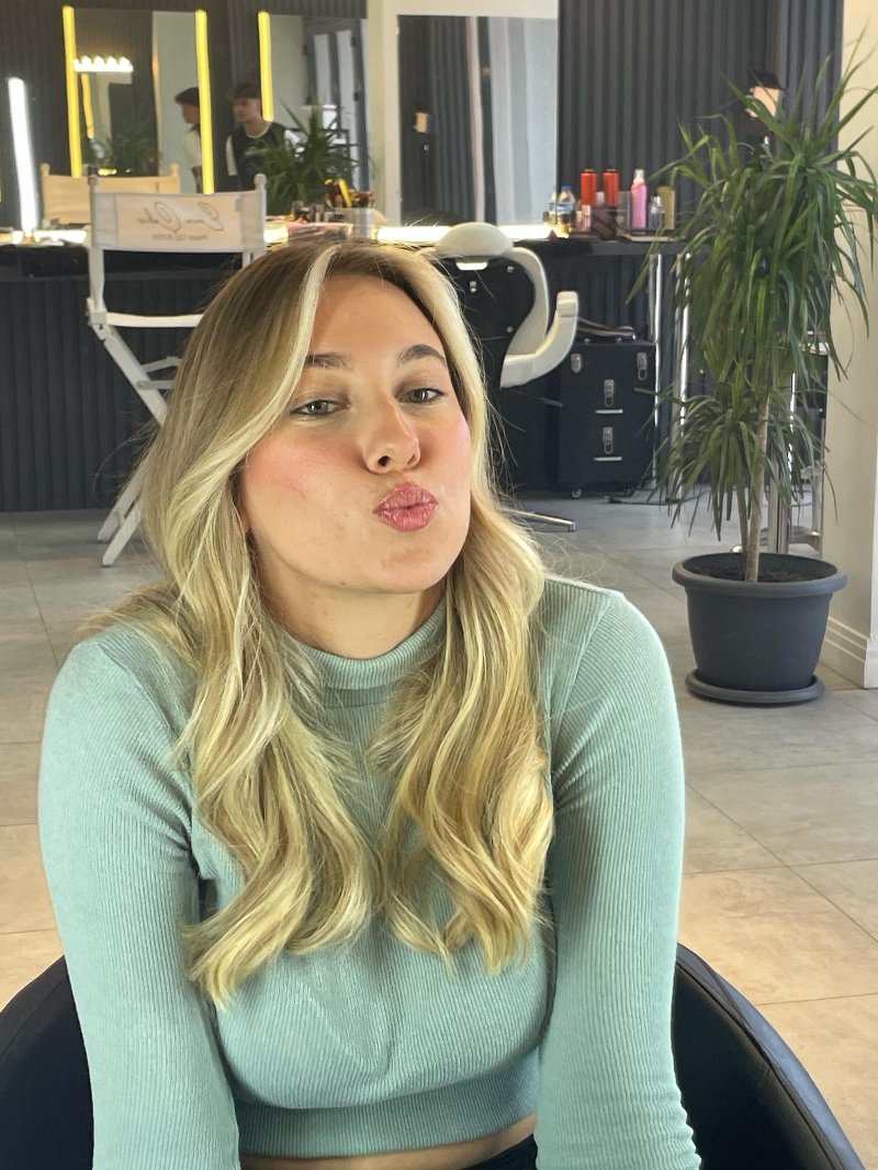 Blond haar in losse golven